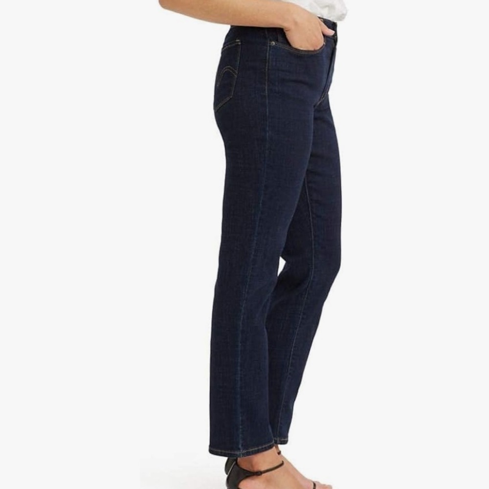 Levi's Dark Blue Straight Leg Jeans